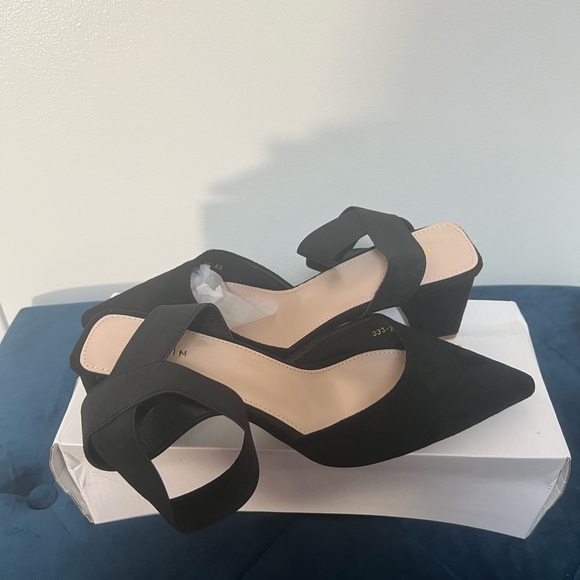 Ankle strap black heels - Picture 5 of 5